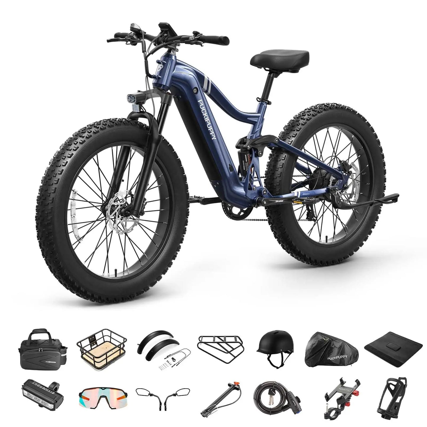 PUCKIPUPPY Boxer Electric Mountain Bike 960W 48V Ebike