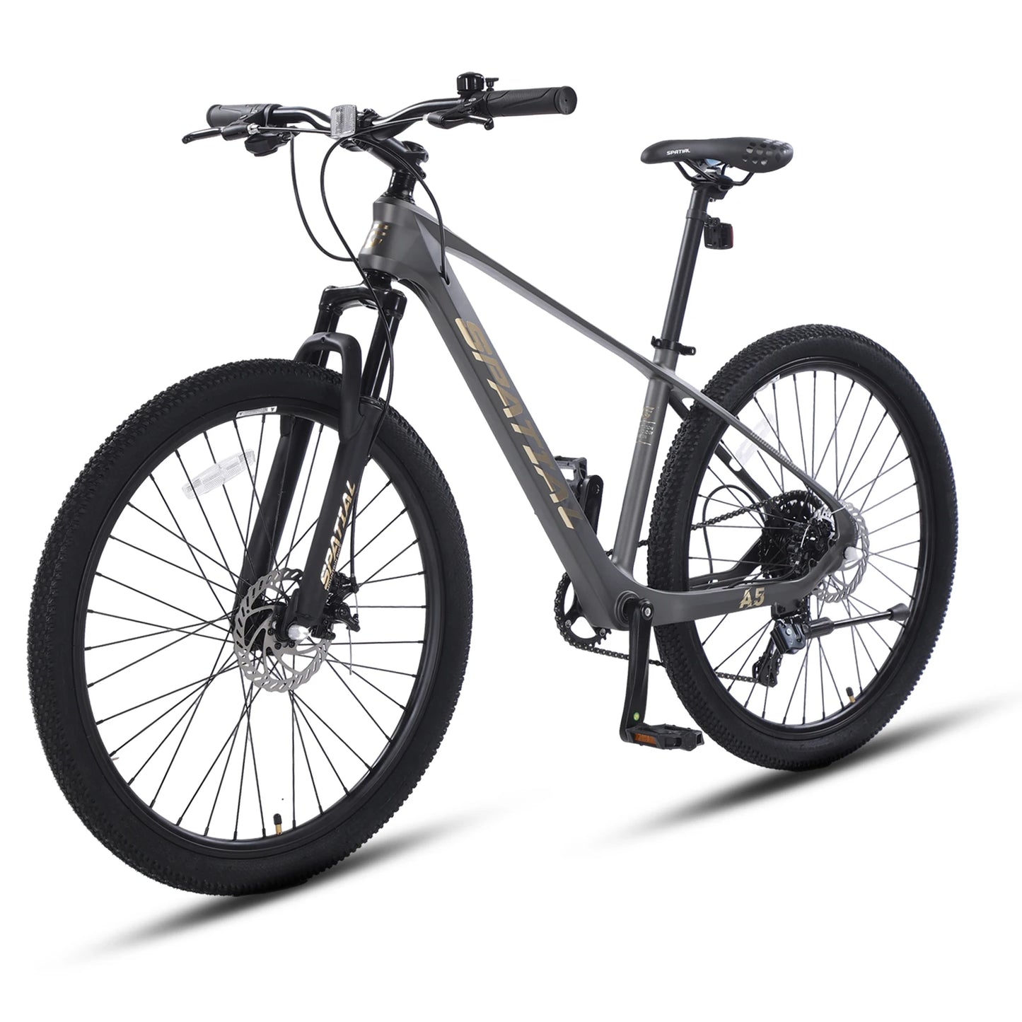 Spatial Mountain Bike Magnesium Alloy Frame 8-Speed Dual Disc Brakes
