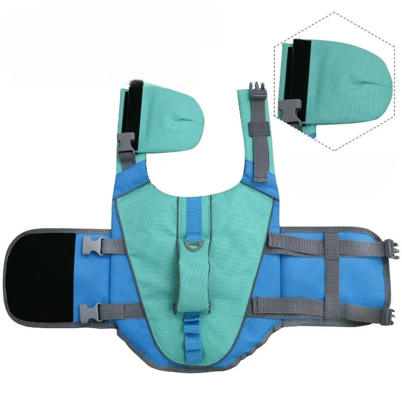 Dog Summer Life Jacket Safety Vest for Swimming and Surfing