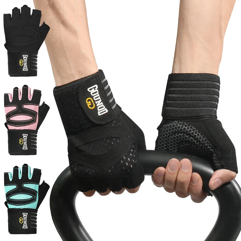 GOUNOD Weightlifting Gloves With Breathable Anti Slip Grip