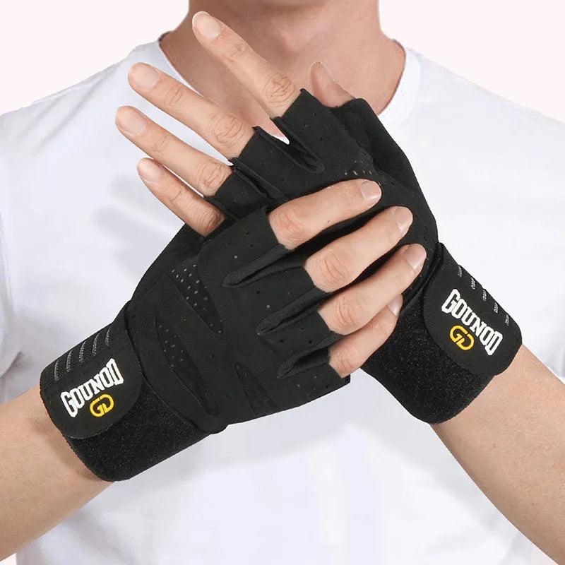 GOUNOD Weightlifting Gloves With Breathable Anti Slip Grip