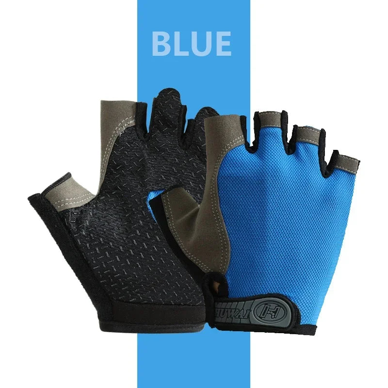 Breathable Anti-Slip Half Finger Cycling Gloves For Men And Women