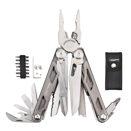 Daicamping DIY Multi Tool Folding Knife Clamp Pliers Multitool