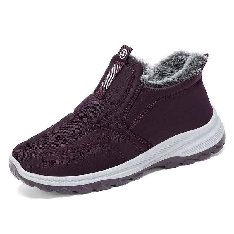 NQYW Winter Women Ankle Snow Boots Warm Fur