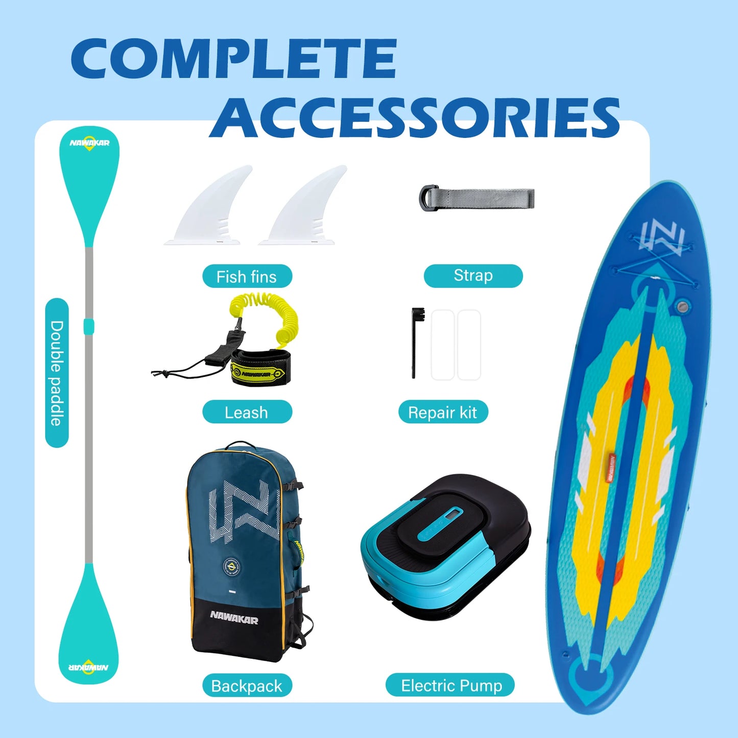 Inflatable Sea Surfboard For Fishing Enthusiasts Adults Paddleboard