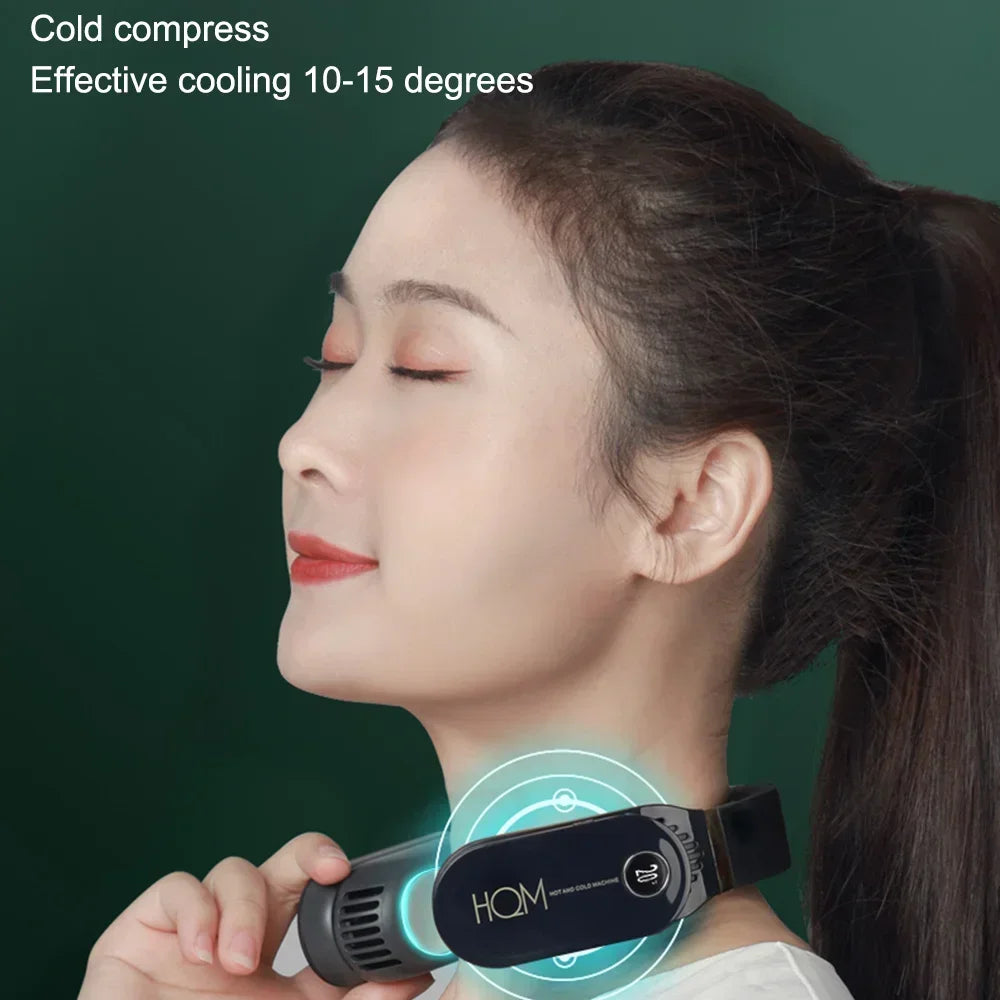 ZAOXI Neck Fan Air Cooler Bladeless USB Wearable With Heater
