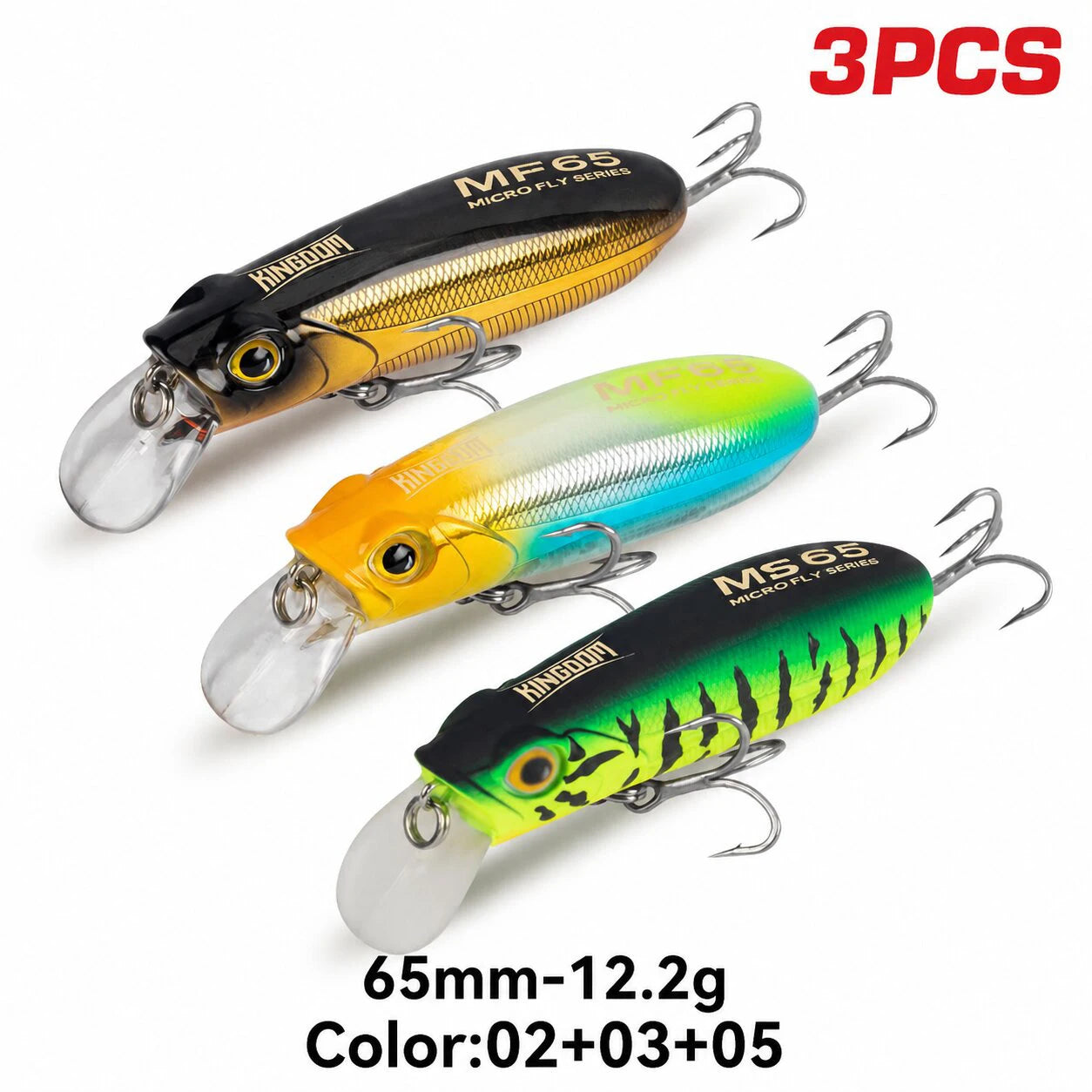 Kingdom Sinking Floating Minnow Lure Set For Sea Bass Trout