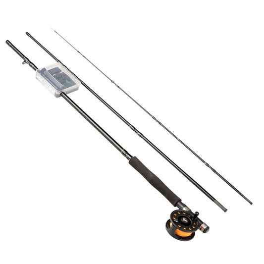 Fly Fishing Rod and Reel Combo With Flies