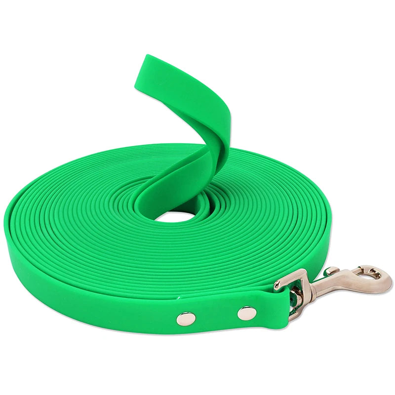 Waterproof Dog Leash PVC Easy Clean Walking Lead Durable