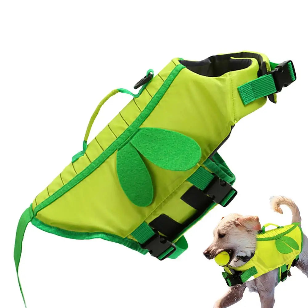 Dog Life Vest For Boating Ripstop Waterproof With Quick Release