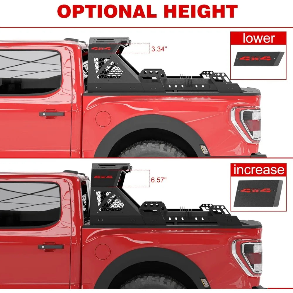 Tokmowin Universal Truck Bed Roll Bar Chase Rack Sport Bar