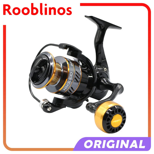 Rooblinos Spinning Fishing Reel Metal Cup Max Drag