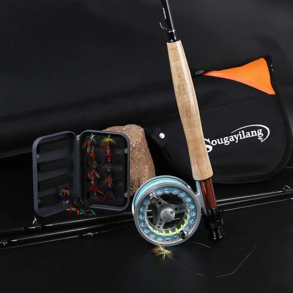 Fly Fishing Rod and Reel Combo Kit for Saltwater Freshwater