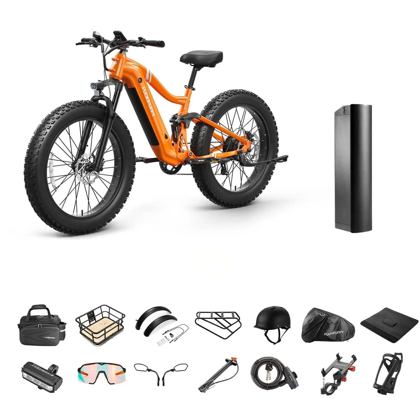PUCKIPUPPY Boxer Electric Mountain Bike 960W 48V Ebike
