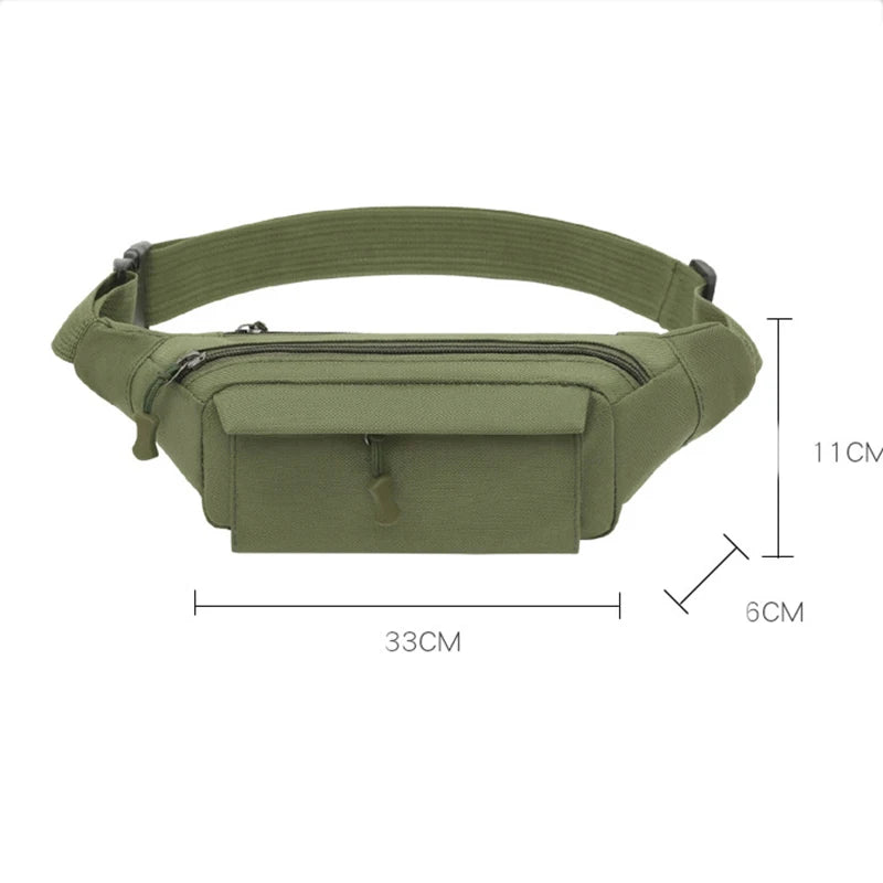 AIOSC Men's Waist Bag Tactical Fanny Pack Belt Pouch