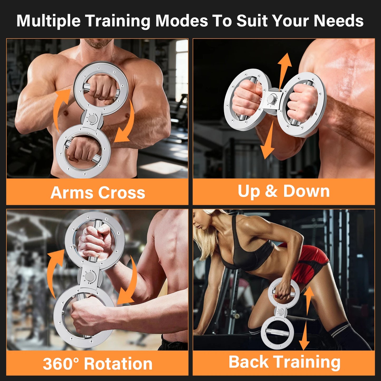 Rotator Machine Multifunctional Grip Strength Trainer Adjustable Exerciser