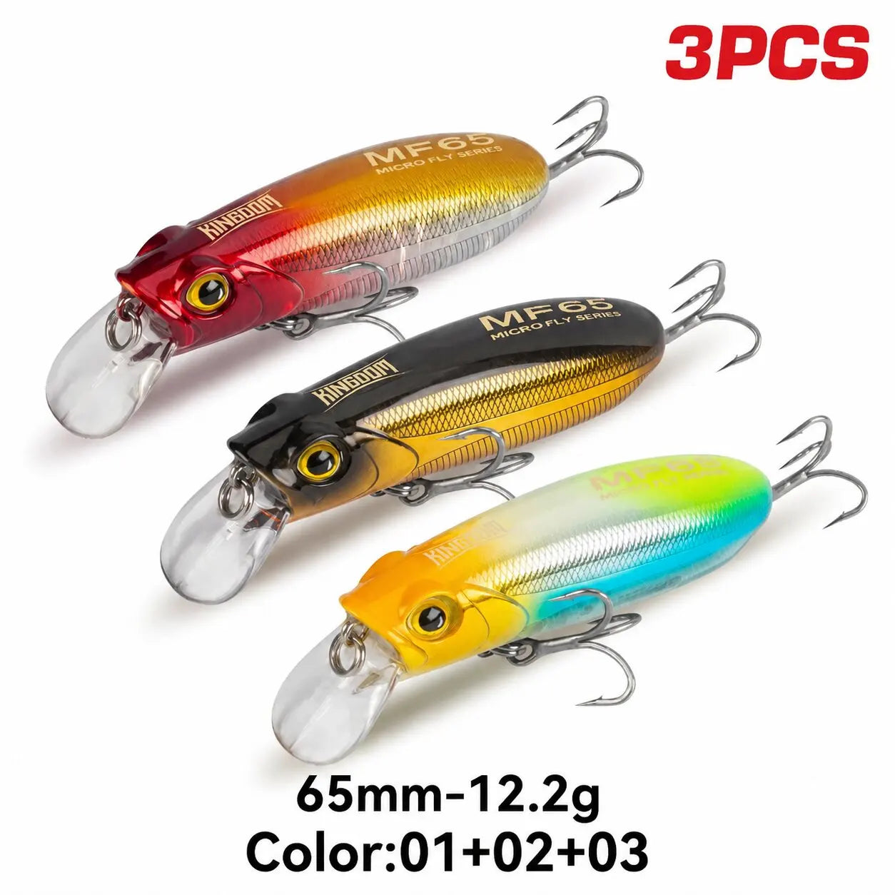 Kingdom Sinking Floating Minnow Lure Set For Sea Bass Trout