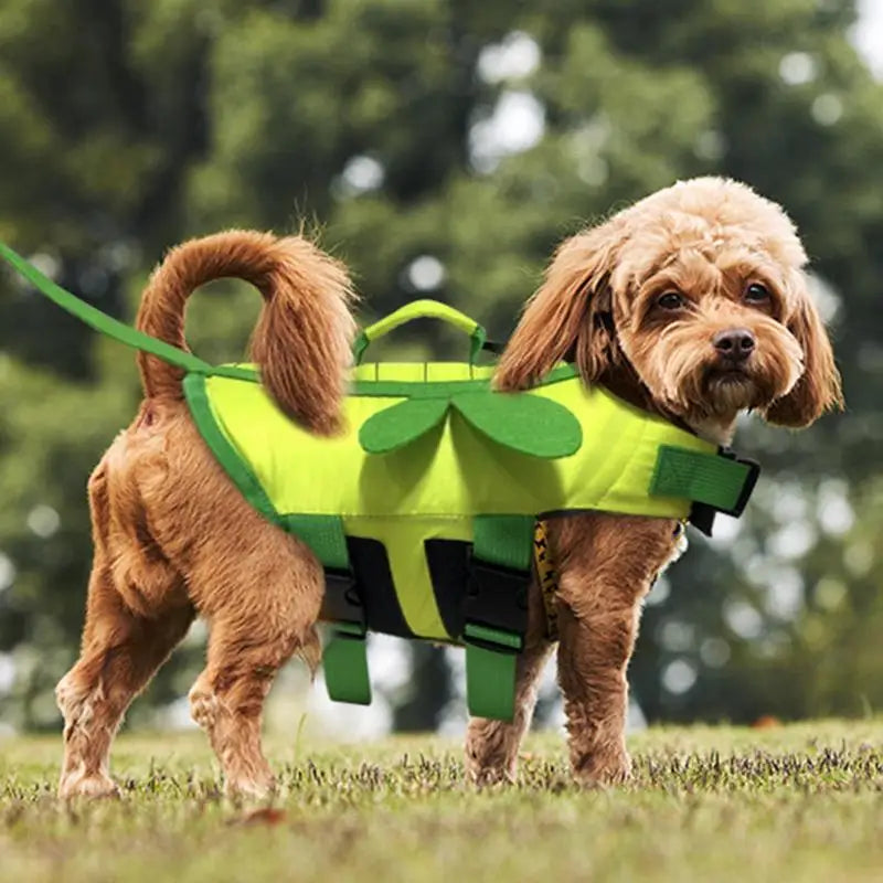 Dog Life Vest For Boating Ripstop Waterproof With Quick Release