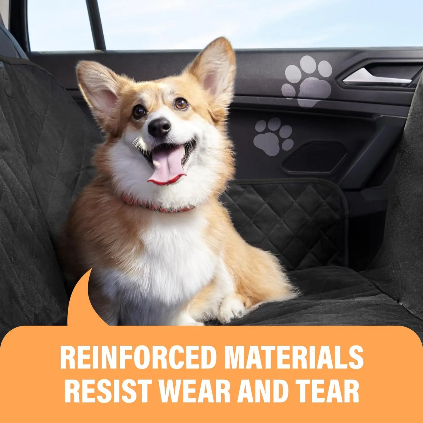 Guangdong Craft Of Weaving Quilted Dog Car Seat Cover Hammock Machine Washable