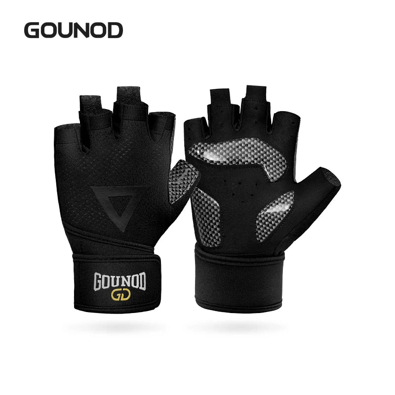 GOUNOD Weightlifting Gloves With Breathable Anti Slip Grip