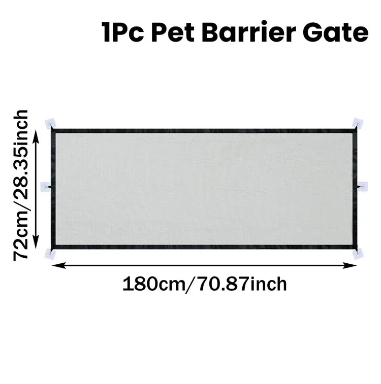 Dog Barrier Fence With Foldable Mesh Playpen For Safe Training