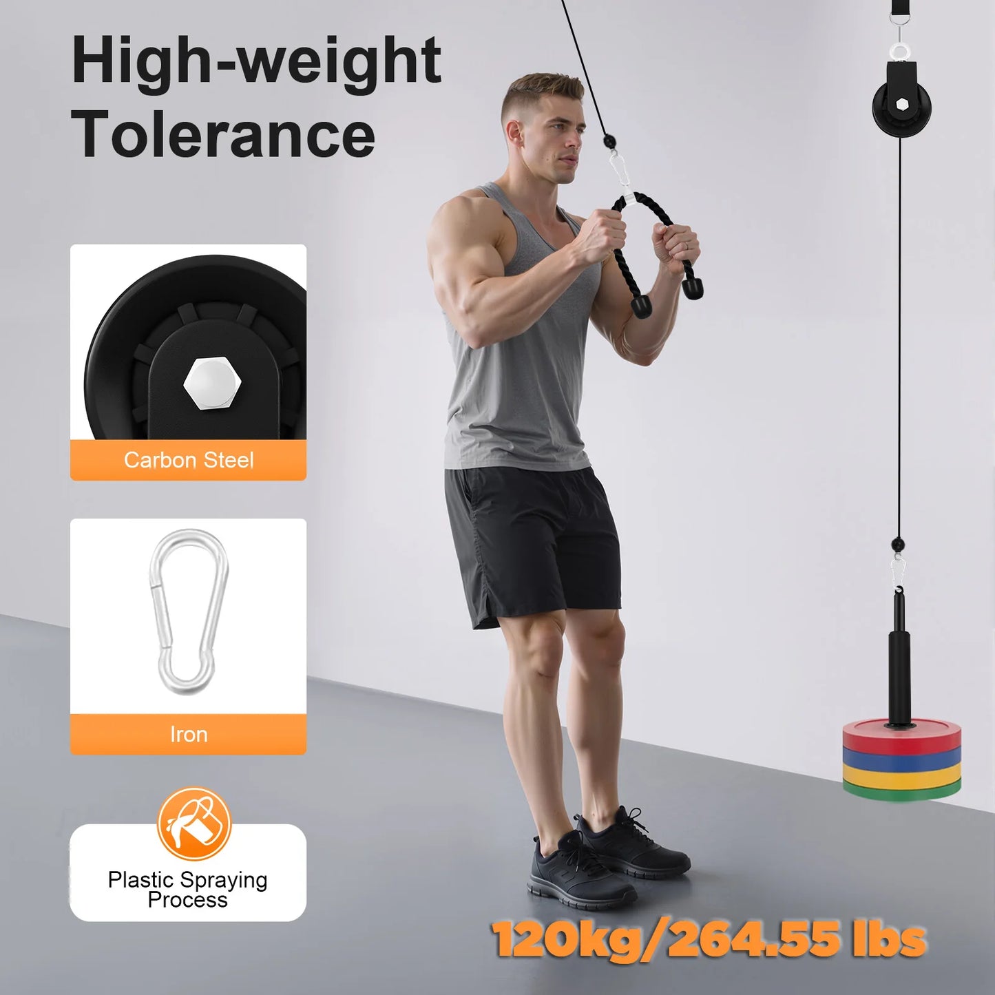 Pulley Gym Home Cable System For Full Body Training