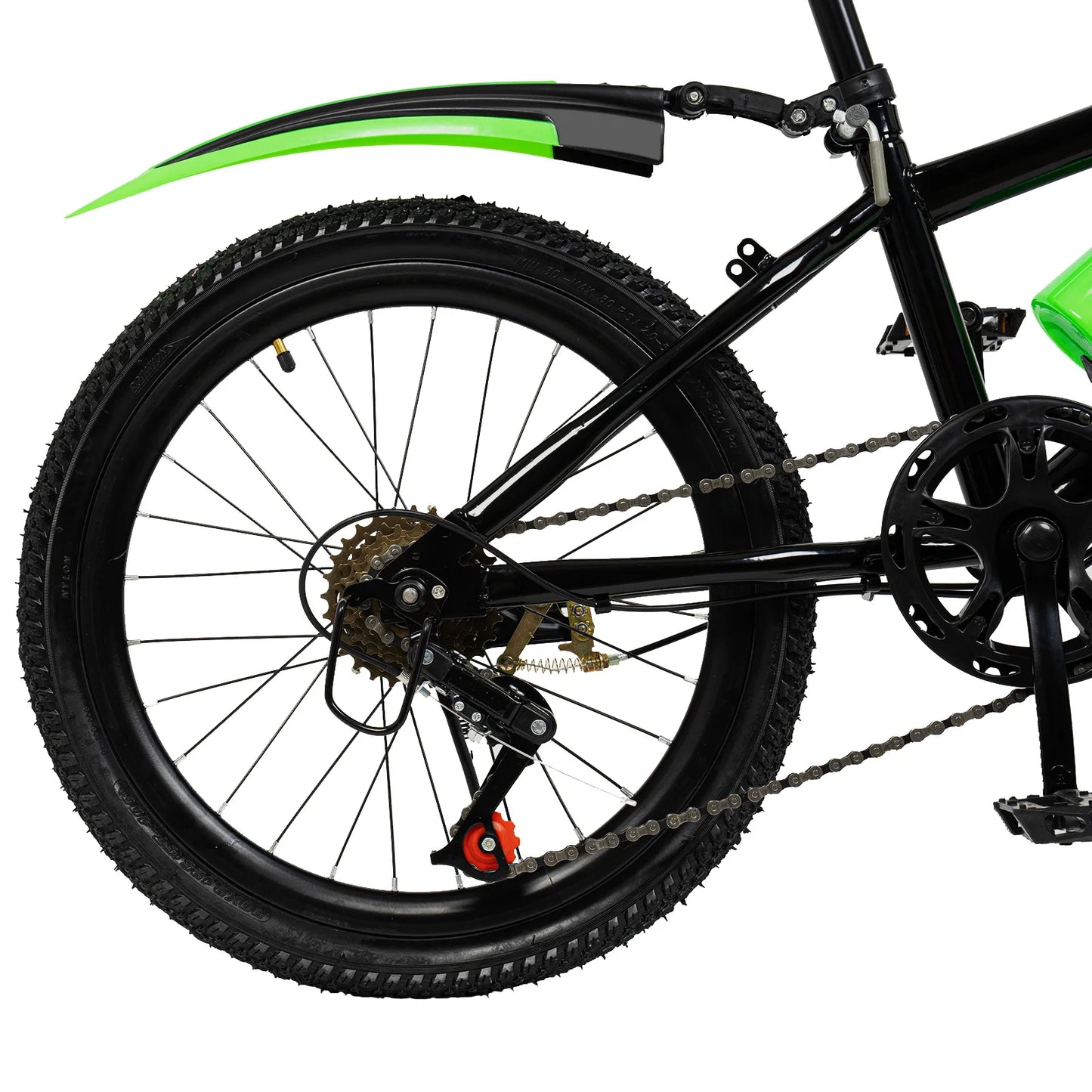Kids Mountain Bike With Front And Rear Brakes Height Adjustable