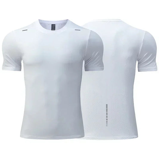Breathable Summer Mens Cycling Quick Dry Short Sleeve Top