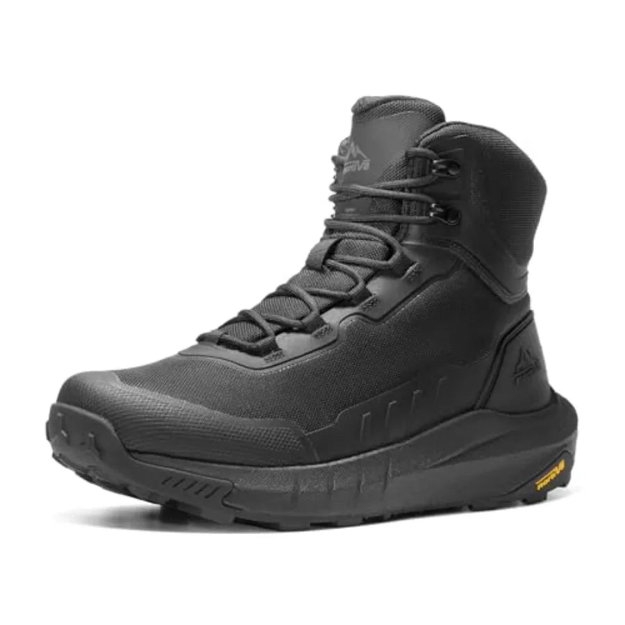 NORTIV 8 Tactical Hiking Boots With Cushioned Sole And Side Zip