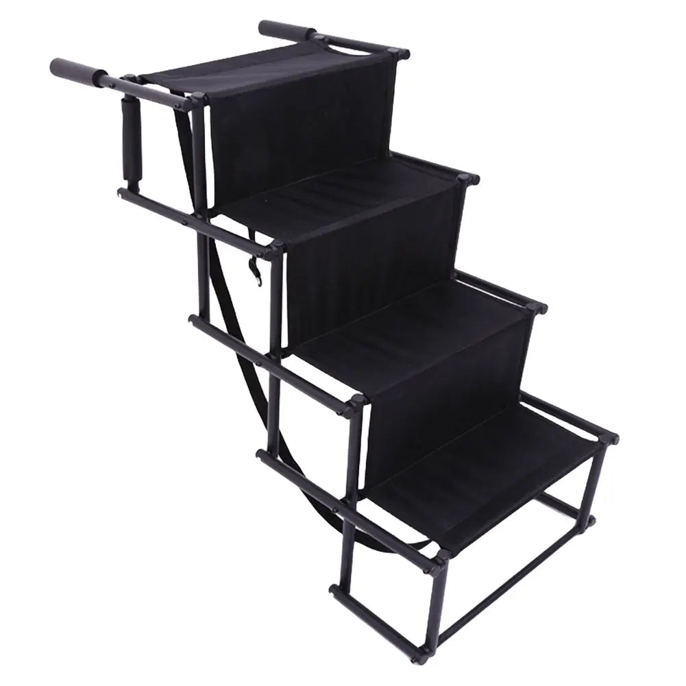 Pet Ramp Four Steps Folding Portable Nonslip Dog Cat Car Steps