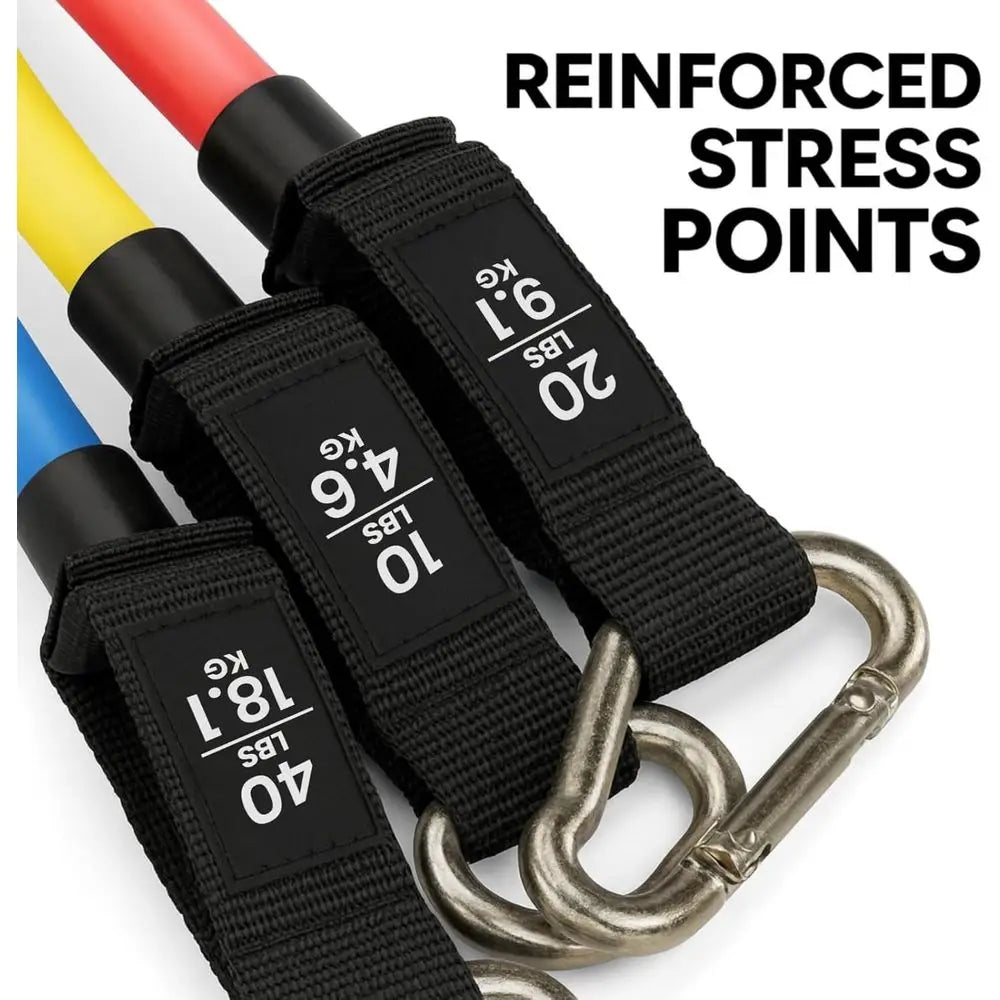 11-Piece Full Body Strength Training Set With Resistance Bands