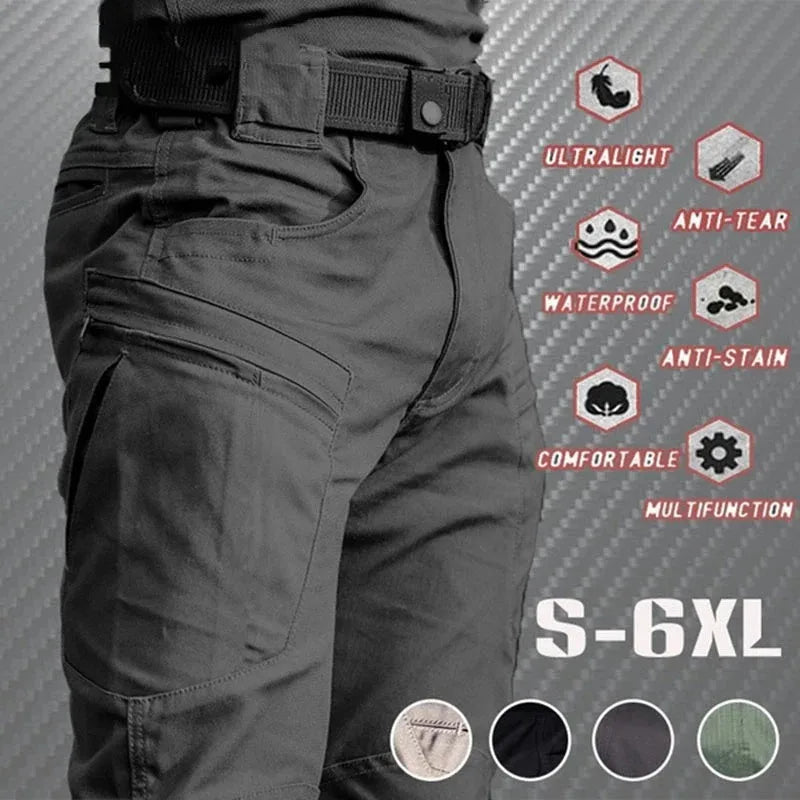 Outdoor Military Cargo Pants For Men Waterproof Camouflage Special Police
