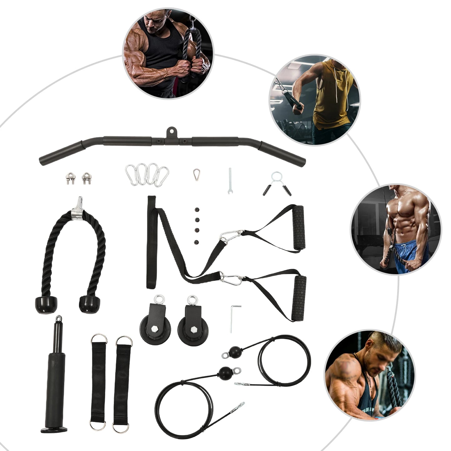 Pulley Gym Home Cable System For Full Body Training