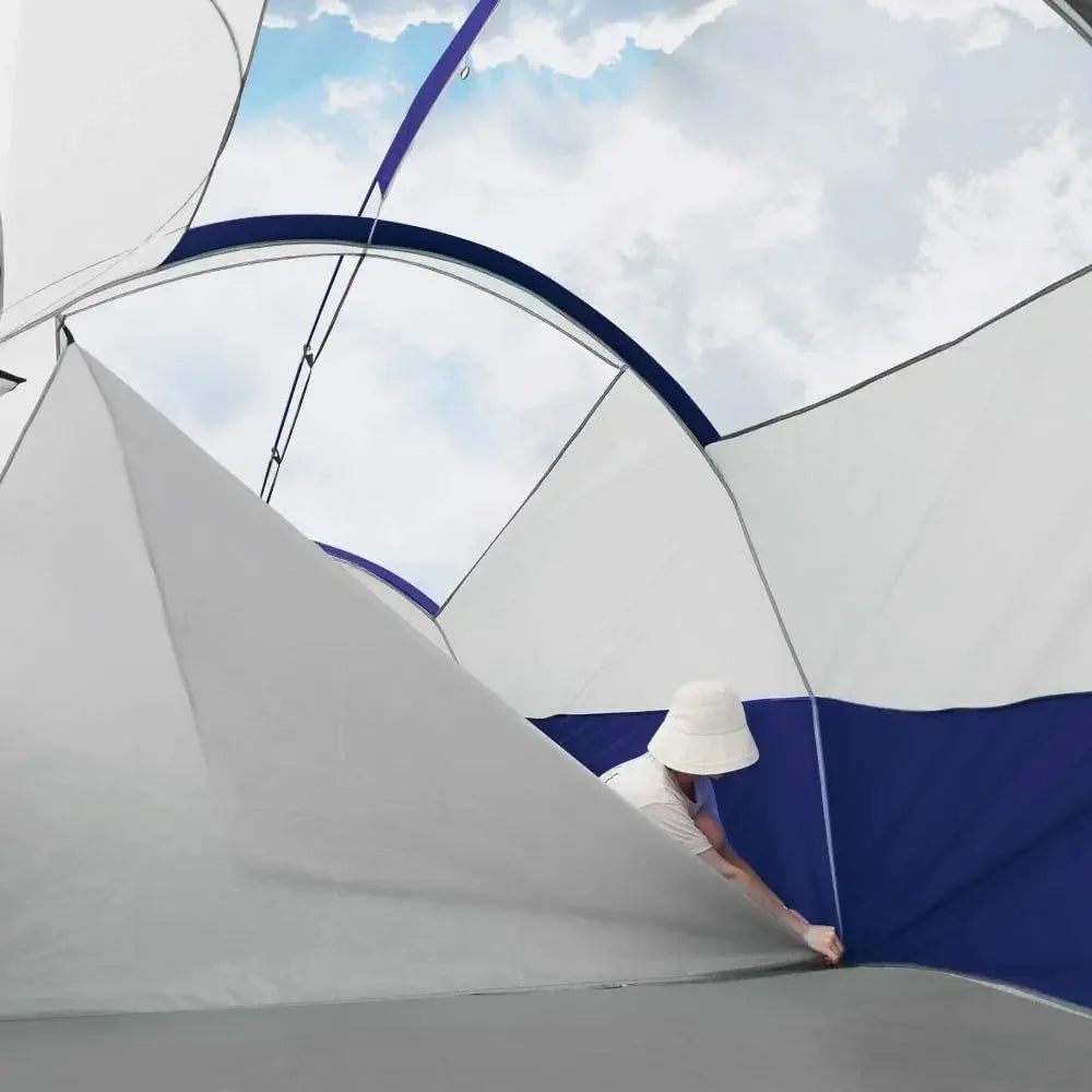 Camping Tent Weather Resistant With Durable Mesh Windows