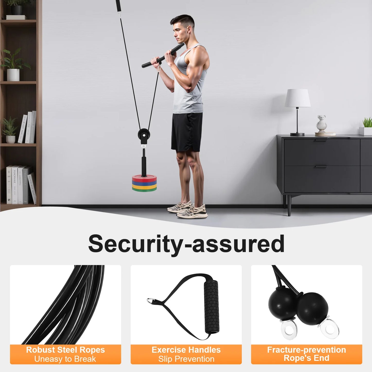 Pulley Gym Home Cable System For Full Body Training