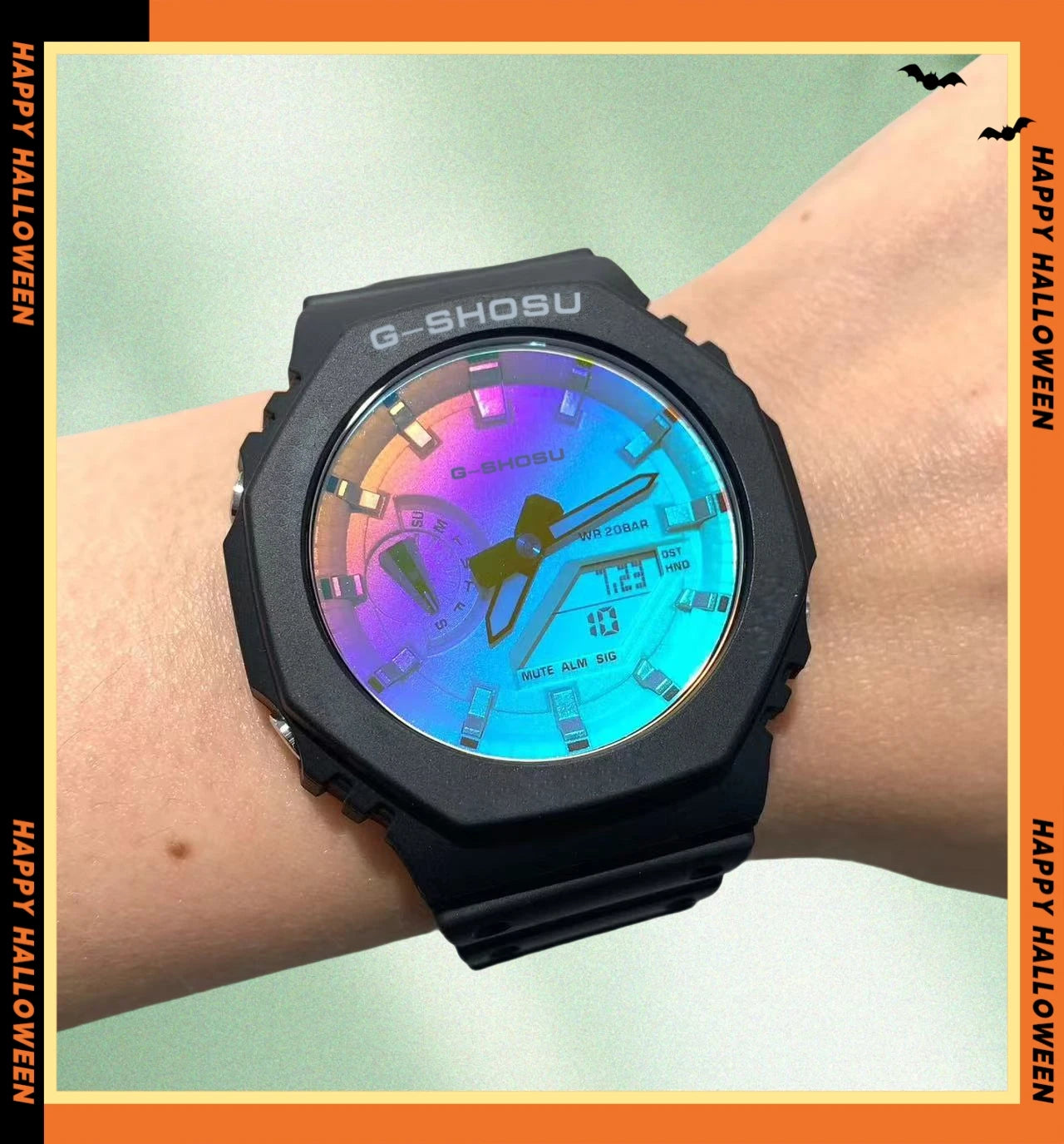 G-SHOSU Oak Series Digital Unisex Sports Watch With World Time