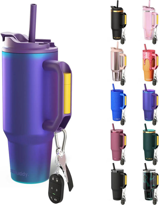 Stainless Steel Vacuum Insulated Tumbler With Lid And Straw