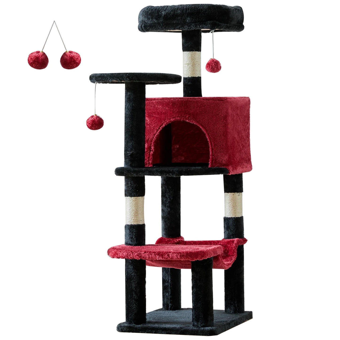 JHK Cat Tree Multi-Cat Climbing Tower For Indoor Cats
