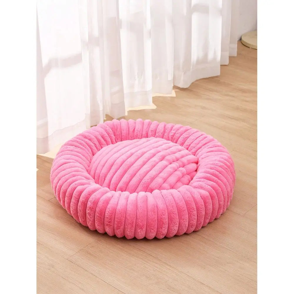 Orthopedic Donut Shaped Dog Bed For Extra Comfort And Support