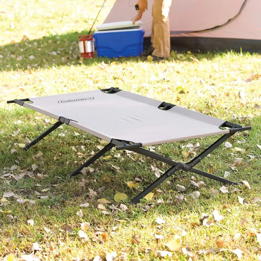 Heavy Duty Camping Cot For Adults Up To 300 Lbs With Steel Frame