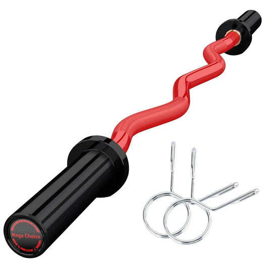 Twister.CK EZ Curl Bar for Powerlifting and Weightlifting