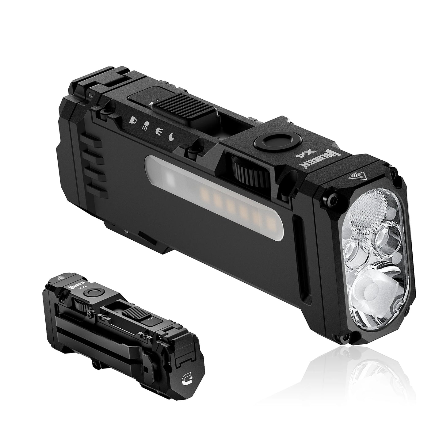 WUBEN X4 EDC Flashlight With RGB Light 1500 Lumens IP68