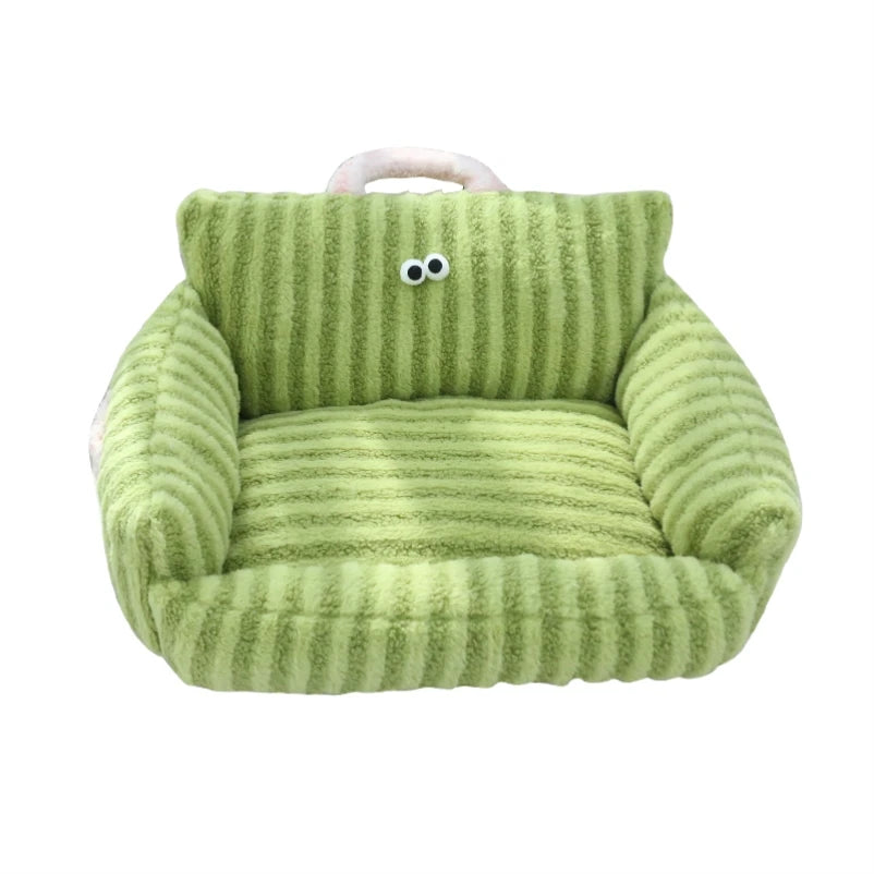 NONECN Puppy Cozy Sofa Kennel For Winter Warm Pet Nest Bed