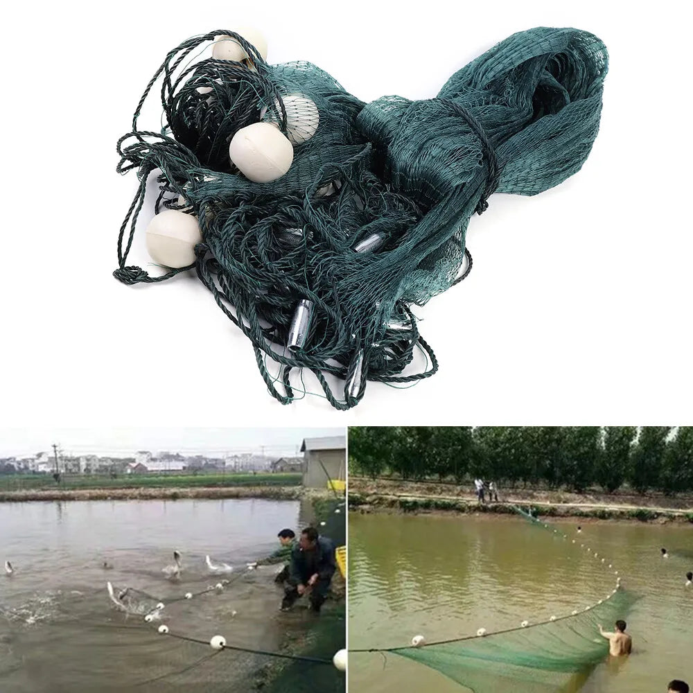 Bymaocar Monofilament Gill Net For Fishing With Float
