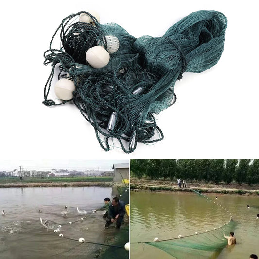 Bymaocar Monofilament Gill Net For Fishing With Float