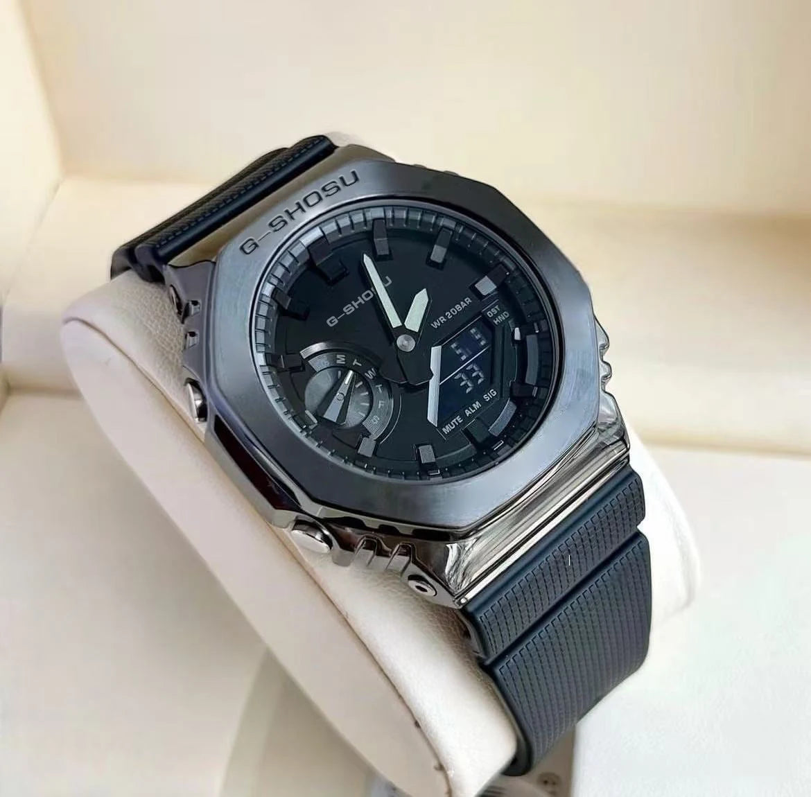 G-SHOSU Oak Series Digital Unisex Sports Watch With World Time