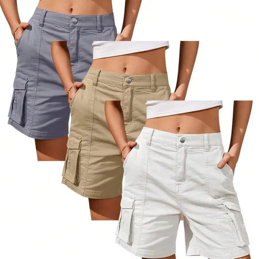 Womens Cargo Hiking Shorts Outdoor Casual Summer Activewear