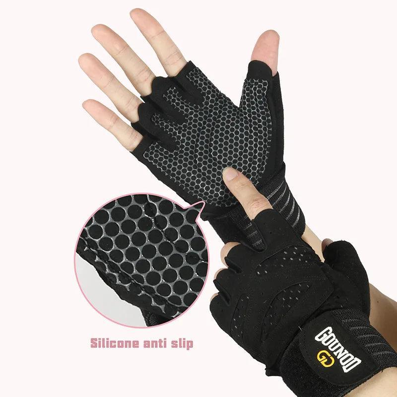 GOUNOD Weightlifting Gloves With Breathable Anti Slip Grip