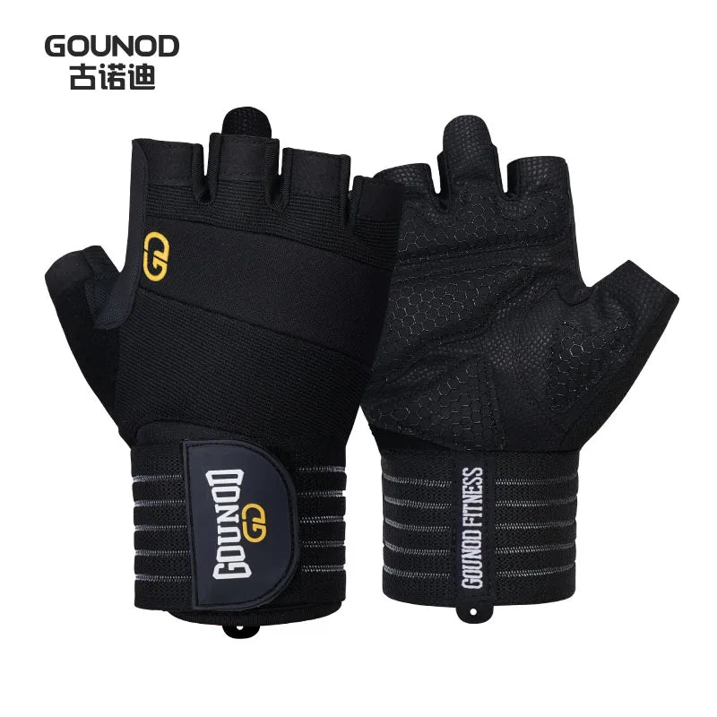 GOUNOD Weightlifting Gloves With Breathable Anti Slip Grip