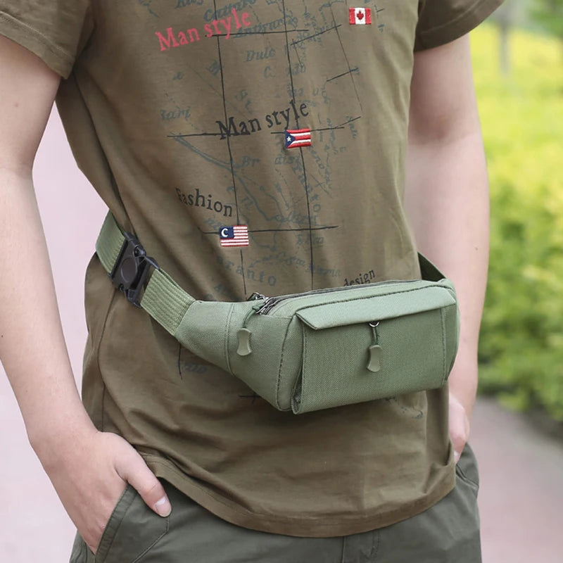 AIOSC Men's Waist Bag Tactical Fanny Pack Belt Pouch
